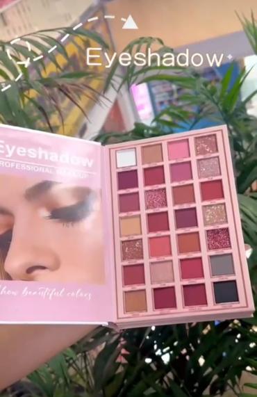 Mocallure Cosmetic Makeup Book Palette contains eyeshadow, Highlighter, Blusher & Concealer Eyebrow powder