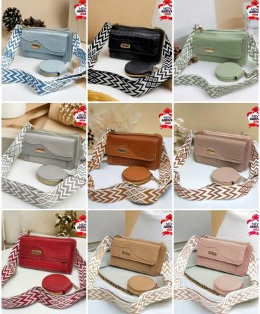 Imported Zipper wallet with Digital Belt
