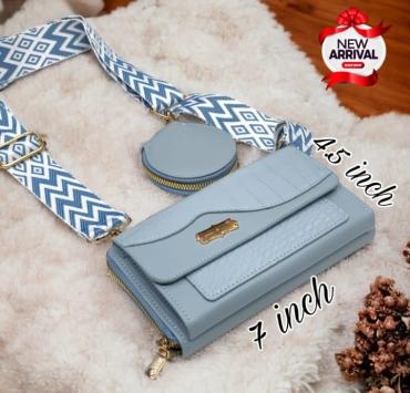Imported Zipper wallet with Digital Belt